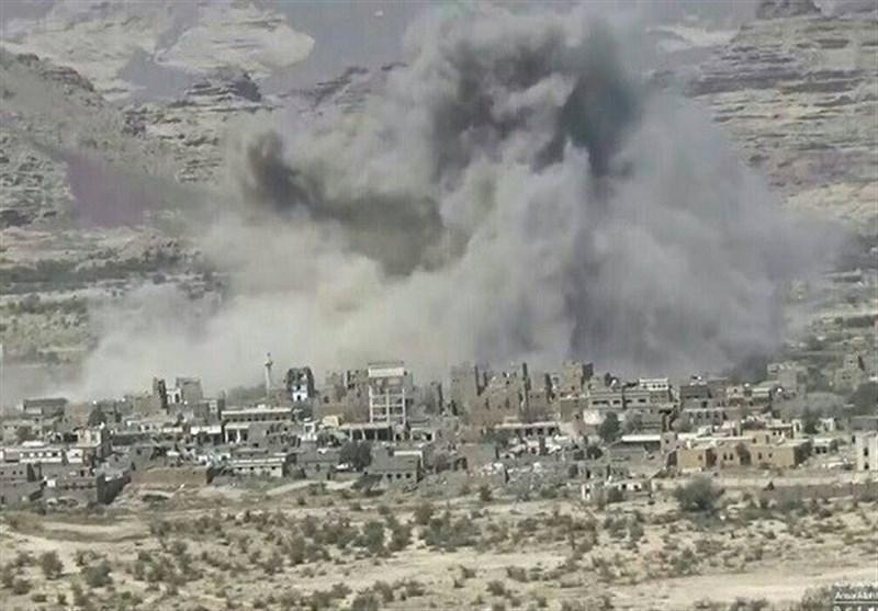 یمن، حمله موشکی عربستان به روستاهای مرزی در استان صعده