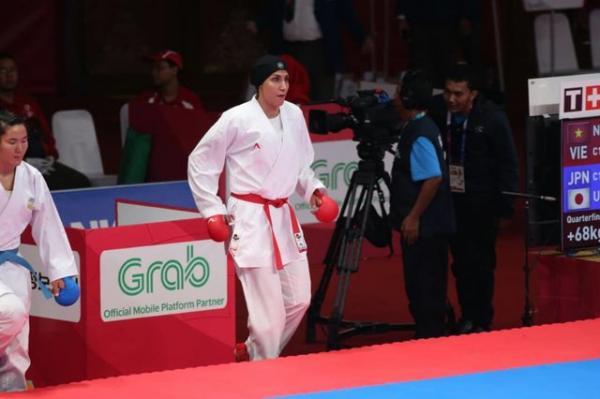 شکست حمیده عباسعلی در لیگ جهانی کاراته وان لیسبون
