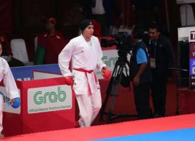 شکست حمیده عباسعلی در لیگ جهانی کاراته وان لیسبون