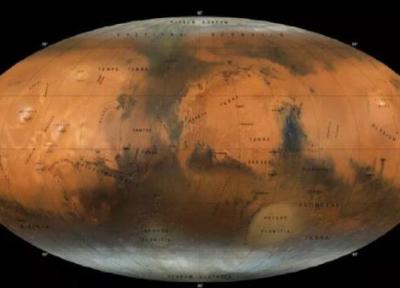 ارائه یک نقشه خیره کننده تازه از مریخ